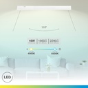 Regleta LED T5 Siluas 1200mm 16W 4000 - 6000K