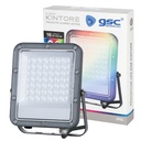 Proyector aluminio LED Kintore 30W RGB + 1800K IP65 Gris