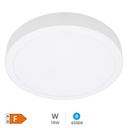 Downlight superficie LED redondo Bogur 12W 6500K Blanco